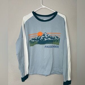 Passenger Made To Roam Organic Cotton Long Sleeve Sweatshirt women’s LARGE